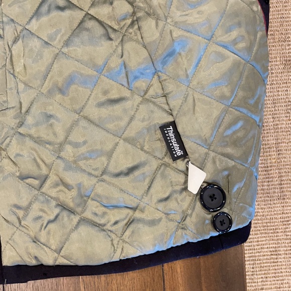 J Crew thinsulate lined, wool, navy pea coat xs - Picture 5 of 7